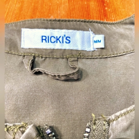 Ricki's Womans Cargo/Utility Jacket Medium - Picture 2 of 10